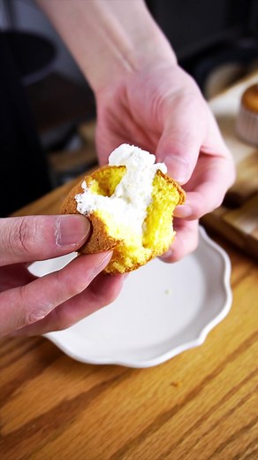 簡単クリームシフォンケーキの作り方