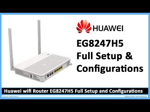 Huawei wifi Router EG8247H5 Full Setup and Configurations For Asa Technology