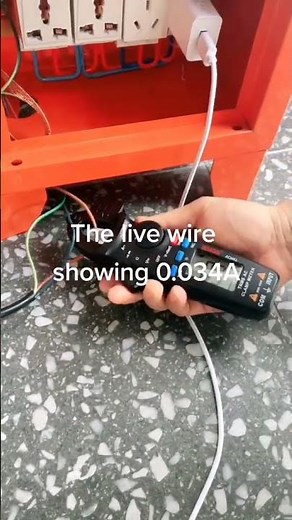 How to measure leakage current by clamp meter#clampmeter #circuit #multimeter