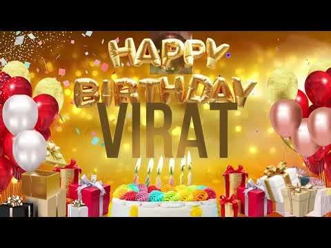 ViRAT - Happy Birthday Virat - जन्मदिन की हार्दिक शुभकामनाएं विराट