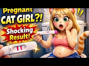 Pregnant Cat Girl 😱 | AI Funny Animation Short | Shocking Pregnancy Test