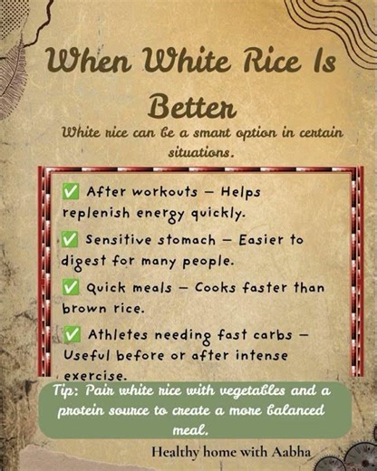 🍚 White Rice vs Brown Rice — Which One Should You Eat? 🌾