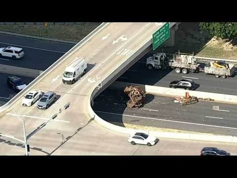 Truck loses load causing major delays on the Dallas North Tollway