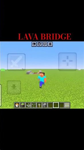 How to Build a Lava Bridge in Minecraft 🔥