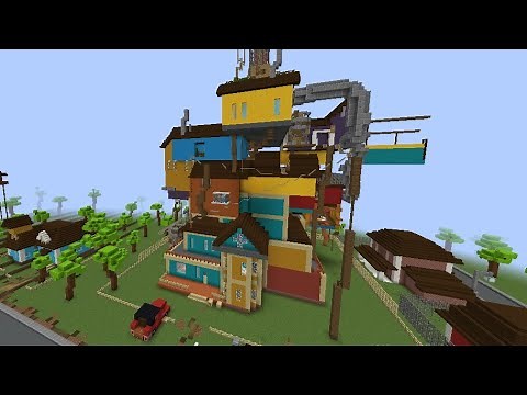 hello neighbor act 3 in minecraft inspired by devil ninja