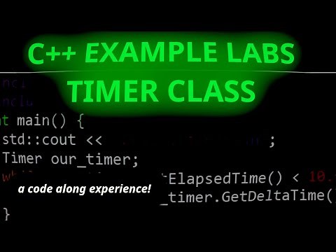 c++ lab | making a cooldown timer | overexplained walkthrough | chrono | how to