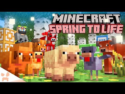 EVERYTHING IN MINECRAFT SPRING TO LIFE UPDATE - The New Overworld Overhaul