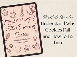 The Science of Cookies – Beginner/intermediate-friendly Baking Guide | Cookie Texture, Ingredients & Fixes - Etsy