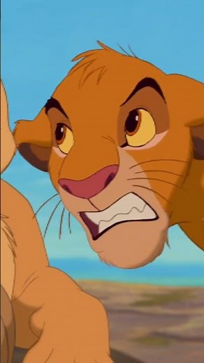 Simba Runs to Nala to Take Her to the Elephant Graveyard | Nala Asks Permission - Lion King Scene 16