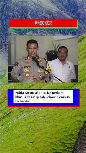 Polda Metro akan gelar perkara khusus kasus ijazah Jokowi Senin 15 Desember