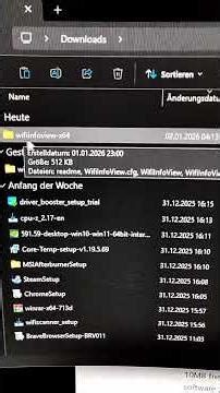 Win 11 Wlan absturz WiFiinfoview Internet Automatisch Verbinden Siehe meine Shorts