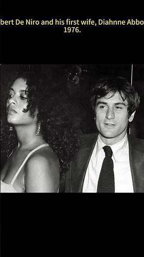 Robert De Niro and his first wife, Diahnne Abbott, 1976