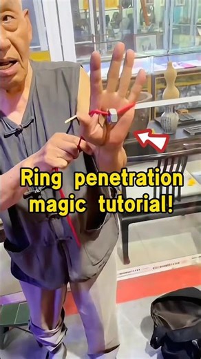 Ring penetration magic tutorial! #magicteaching