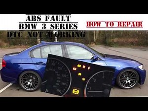BMW 3 SERIES E90 ABS Warning Light On. Not ABS RINGS OR SENSORS HOW TO REPAIR