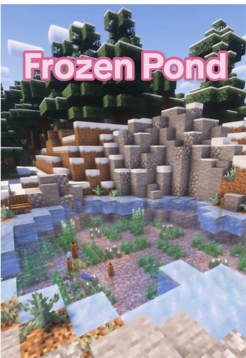 Building a Cute Tropical Fish Pond in Minecraft