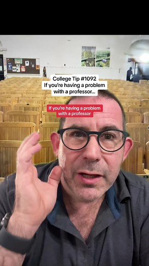 College Tip 1092: If you're having a problem with a professor, document it #collegetips #professor #problem #helpmeharlan