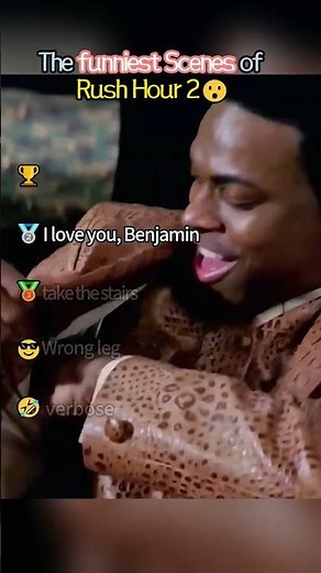 TOP5 funniest Scenes of Rush Hour 2 🤣#ChrisTucker#JackieChan