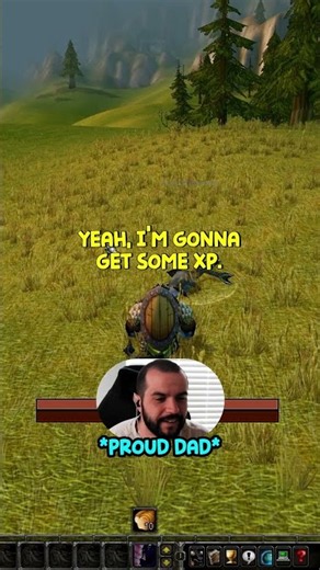 when the boy wants to get active, learning quick, mob grinding for xp is important! ‪@Warcraft‬