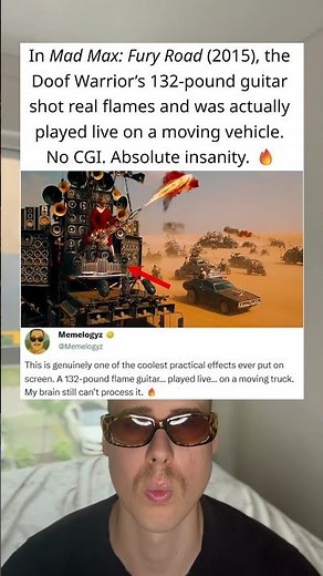 In Mad Max: Fury Road (2015), The Doof Warrior Scene Was Real, Not CGI