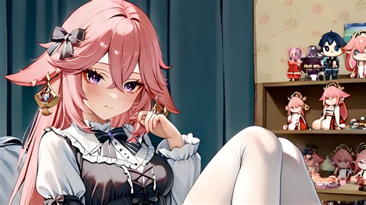 八重神子，宫司大人她吃谷