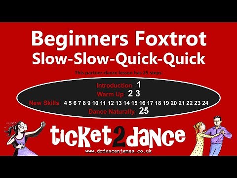 Slow Slow Quick Quick | Beginners Foxtrot | Partner Dance Lesson