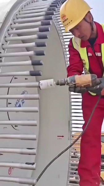 Removing paint from the threads. Image/Audio Courtesy: Unknown⁠ DM for credit or removal requests.⁠ Use intended only for knowledge and information purposes.⁠ ⁠ #civilengineering #theconstructor #construction #civil #engineering #civilengineeringworld #civilengineer #engineer #engineers #building #civilconstruction #constructionlife #engineeringlife #constructionworker | The Constructor - Civil Engineering Home