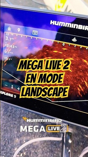One mode can use the landscape mode of the Mega Live 2 #navicom #megalive2 #humminbird