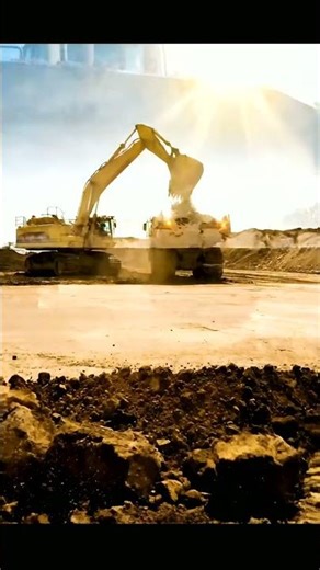 Heavy Equipment Power! 💪 Bulldozers & Excavators in Action