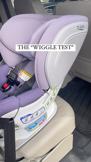 21K views · 20 reactions | Have you done the “wiggle test”? - A properly installed car seat should not move more than 1” side-to-side or front-to-back. Use your non-dominant hand to give a firm shake at the belt path to check for looseness with the wiggle test. You should conduct this test routinely just to be safe. #carseatsafety #carseat #britaxcarseat #britax #momlife #britaxsafety #safetyfirst #safetytips #carsafety #travelingwithkids #wiggletest | Britax | Facebook