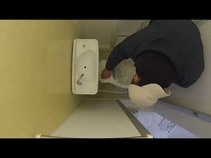 温水洗浄便座取付 INAX - RG1 取付(DIY) Japanese toilet installation
