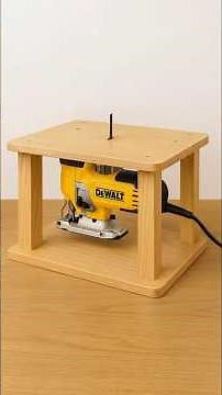 DIY Mini Table Saw From Jigsaw - Genius Idea Old Carpenter's Shocking