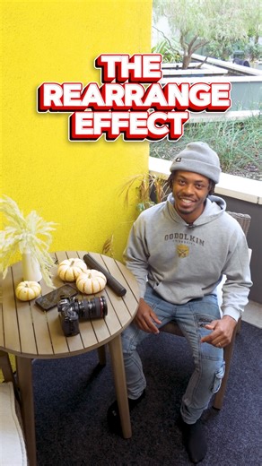 Heres how you do the rearrange effect 🎥🙌 #editing #capcut #contentcreation