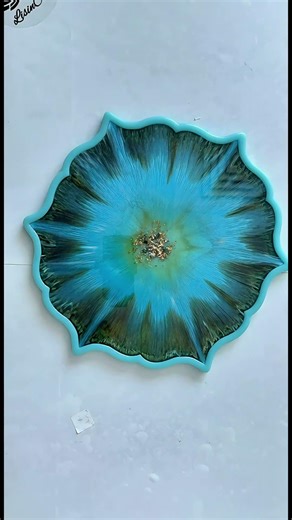 Coral Effect in Resin | More Ink = Better Bloom? 👀| Satisfying Resin Art