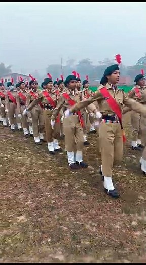 Republic day parade 2025 practice ll NCC cadets status ll#ncc #ytshorts #army #rdc