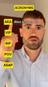 1.6K views · 29 reactions | Important acronyms in english! What’s “ASAP” ? #learnenglish #englishlearning #ielts #ingliztili #englishlesson #englishlessons #englishlearn | Kevin Dowsett | Facebook