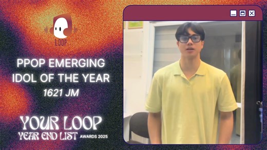 Your LOOP Year End List Awards 2025 - PPOP Emerging Idol of the Year 🏆 1621 JM accepts the PPOP Emerging Idol of the Year award. #YourLOOPAwards2025 | Your LOOP