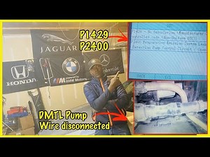 HOW TO FIX ( DMTL PUMP ) ON A BMW. P2400 AND P1429 CODES.