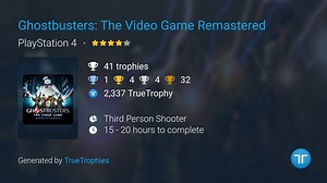 Ghostbusters: The Video Game Remastered Trophies