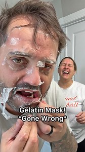Trying the Gelatin Face Mask! This ended horribly! 😳🤢 | Team Balmert