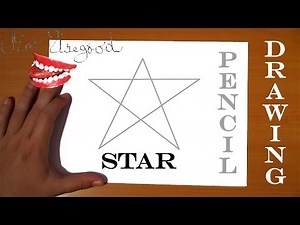 How to Draw a Simple Star - Pentagram Step by Step for Beginners Easy | PENCIL | #MrUsegoodART
