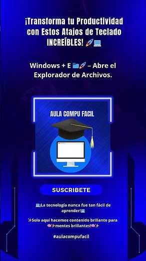 📁 Explorador de Archivos rápido 🚀 Windows + E | Fácil y Rápido 2025 💽 ¡Organízate en segundos! 💻