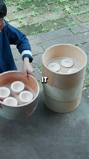 As he crushes these rocks, he is creating a material that was once forbidden.