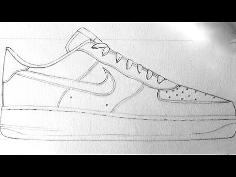 How to draw a Shoes (Nike Air)