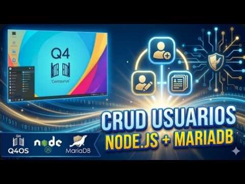 Crud Usuarios en JavaScript, Node.js y MariaDb
