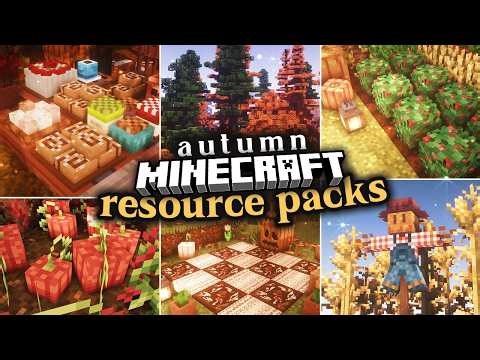 ｡˚ BEST Cozy Cottagecore AUTUMN Resource Packs for Minecraft