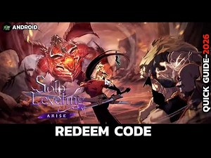 How to Redeem Codes in Solo Leveling Arise (2026 Guide)?