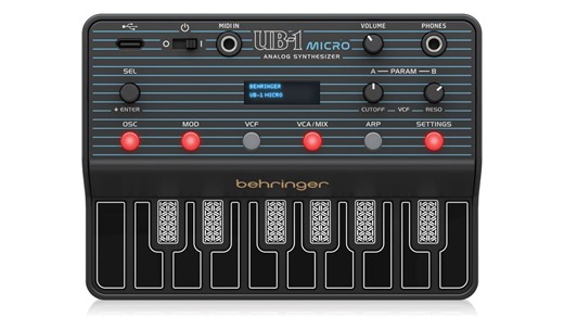 Behringer says its $55 Oberheim-inspired UB-1 Micro is the "world's smallest full-featured analogue synth"