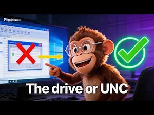 The drive or UNC share you selected does not exist or is not accessible. Please select another.