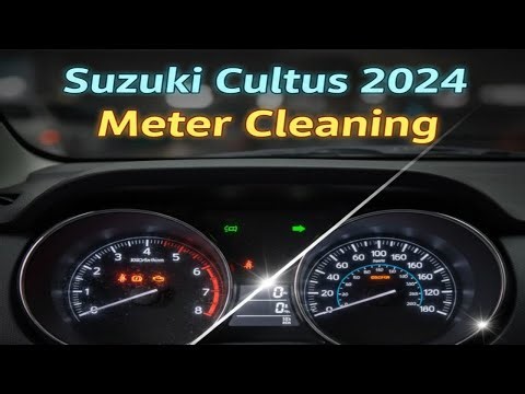 Suzuki Cultus 2024 meter cleaning step by step | Dirty to like new result | Full guide video