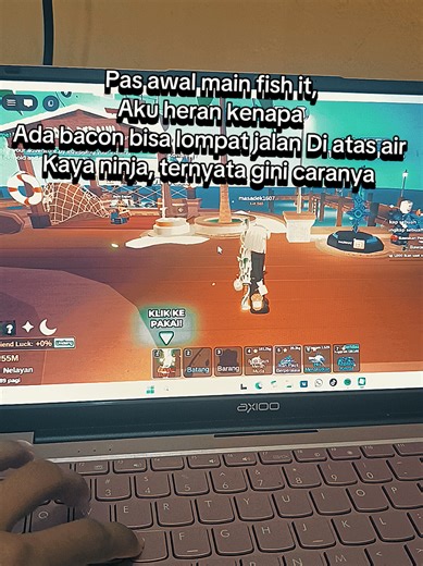Tutorial Jalan di Atas Air di Game Fish It